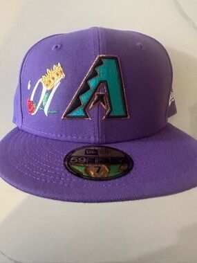 Arizona Diamondbacks Mens New Era Crown World Series Hat (7) Retails For $60